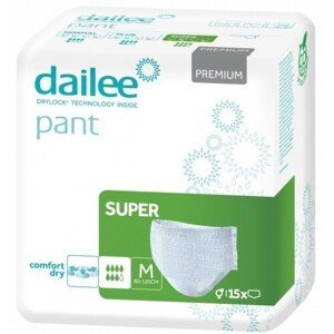 Dailee Pant Premium SUPER inkontinenční kalhotky M 15ks