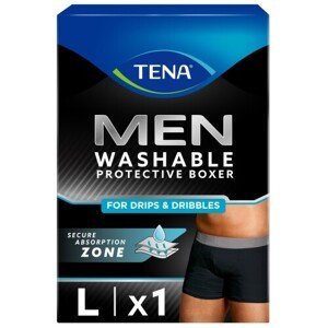 TENA Men Washable Boxers L černé inkontinenční boxerky 3ks