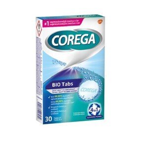 Corega Bio Tabs čisticí tablety 30ks - balení 2 ks