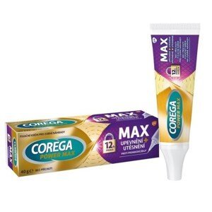 Corega Power Max Upevnění+Utěsnění fixač. krém 40g - balení 2 ks