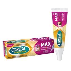 Corega Power Max Upevnění+Komfort fixační krém 40g - balení 2 ks