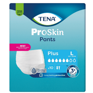 TENA Proskin Pants Plus L Inkontinenční kalhotky 10ks