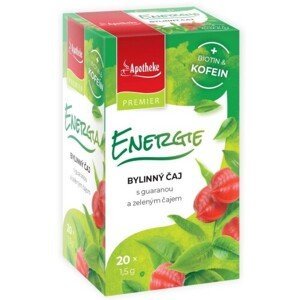 Apotheke Energie bylinný čaj biotin a kofein 20x1.5g