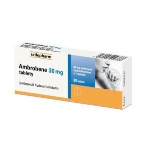 AMBROBENE 30MG neobalené tablety 20