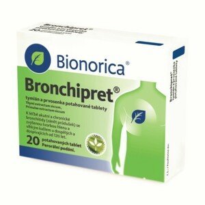 BRONCHIPRET TYMIÁN A PRVOSENKA potahované tablety 20