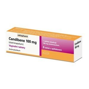 CANDIBENE 100MG vaginální neobalené tablety 6