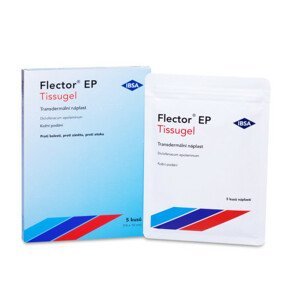 FLECTOR EP TISSUGEL 180MG léčivé náplasti 5