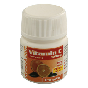 PargaVit Vitamin C pomeranč tbl.90