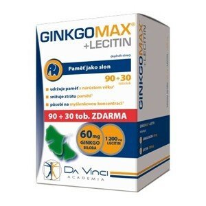 GinkgoMAX + Lecitin Da Vinci Academia tob.90+30zdm