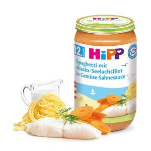 HiPP MENU Špagety s treskou a zeleninou 12m 250g