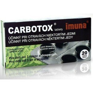 CARBOTOX 320MG/25MG neobalené tablety 20