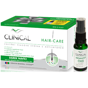 Clinical Hair-Care tob.90 + arganový olej 20ml 3měsíční kúra