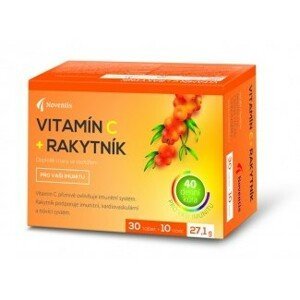 Vitamín C+Rakytník tbl.30+10
