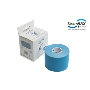 KineMAX 4Way kinesiology tape modrá 5cmx5m