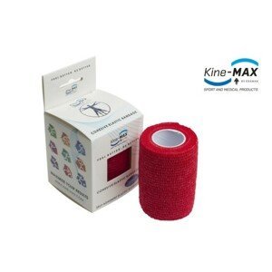 KineMAX Cohesive elastické samofixační 7.5cmx4.5m červené