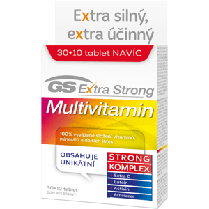 GS Extra Strong Multivitamin 30+10 tablet ČR/SK