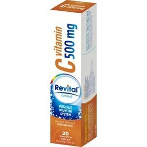 Revital C vitamin 500mg pomeranč tbl.eff.20