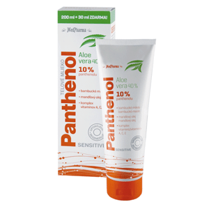 MedPharma Panthenol 10% Sensitive tělové mléko 200+30ml ZDARMA