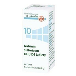 No.10 Natrium sulfuricum DHU D6 80 tablet