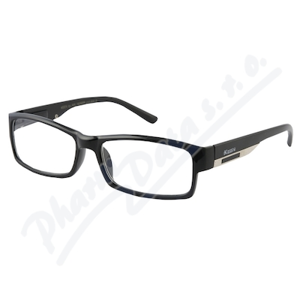 Brýle čtecí +1.50 FLEX černé s kov.doplňkem