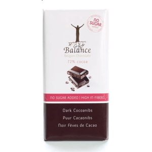 Balance 72% hořká čokoláda s kak.boby b.cukru 100g