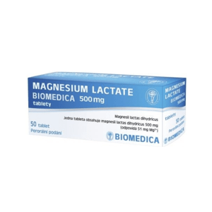 MAGNESIUM LACTATE BIOMEDICA 500MG neobalené tablety 100