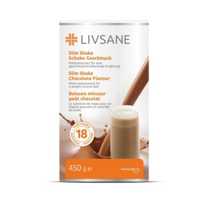 LIVSANE Slim Shake dietní výživový koktejl příchuť čokoláda 450g
