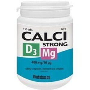 Calci Strong+Mg+D3 tbl.150 Vitabalans