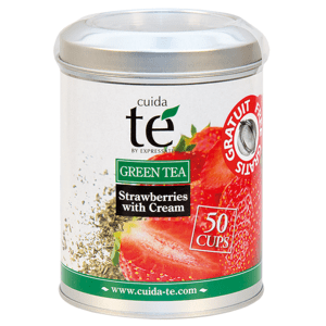 Čaj Cuida Te sypaný zelený Smetanové jahody 100g
