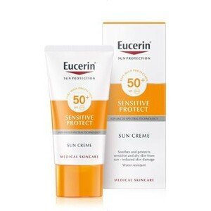EUCERIN SUN Vysoce ochranný krém na opalování na obličej Sensitive Protect SPF 50+ 50 ml