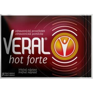Veral Hot forte hřejivá náplast 3ks