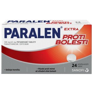 PARALEN EXTRA PROTI BOLESTI 500MG/65MG potahované tablety 24