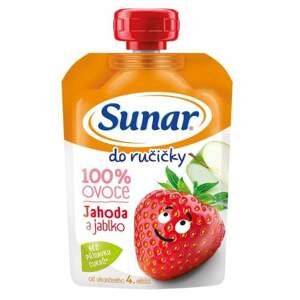 Sunar Do ručičky ovocná kapsička jahoda 4m+, 100 g