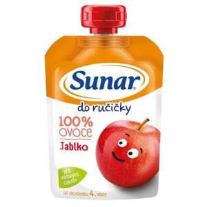 Sunar Do ručičky ovocná kapsička jablko 4m+, 100 g