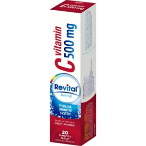 Revital C vitamin 500mg lesní jahoda tbl.eff.20 - II. jakost