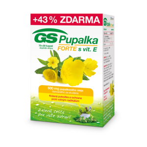 GS Pupalka Forte s vitaminem E cps.70+30 - II. jakost