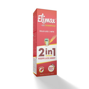 Elimax Šampon 2v1 usmrcuje/odpuzuje vši 100ml - II. jakost