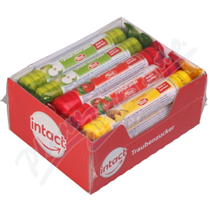 Intact hroznový cukr jahoda/ananas/jablko MIX 15ks - II. jakost