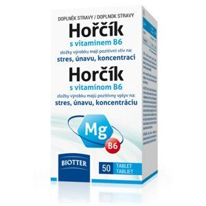 Biotter Hořčík 125mg s vitamínem B6 tbl.50 - II. jakost