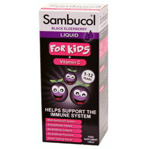 SAMBUCOL Pro Děti + vitamin C Sirup 120 ml - II. jakost