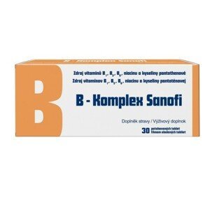 B-Komplex Sanofi 30 potahovaných tablet - II. jakost