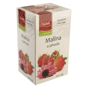 Apotheke Malina+jahoda s echinaceou čaj 20x2g - II. jakost