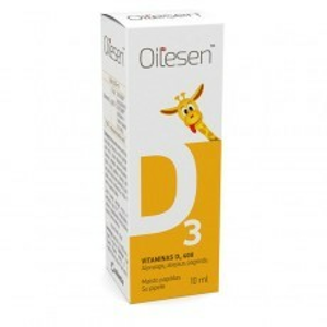 Oilesen Vitamin D3 400 kapky 10ml - II. jakost