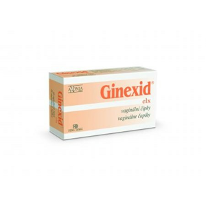 GINEXID vaginální čípky 10x2g - II. jakost