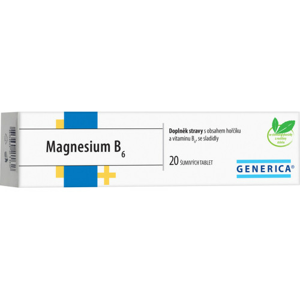 Magnesium B6 Generica eff.tbl.20 - II. jakost