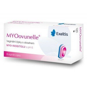 MYOovunelle vaginální čípky 3ks