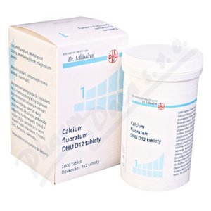 CALCIUM FLUORATUM DHU D12 neobalené tablety 1000
