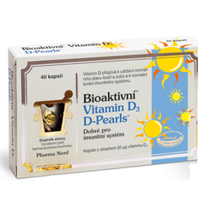 Bioaktivní Vitamin D3 D Pearls cps.40 - II. jakost
