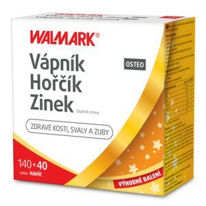 Walmark Vápník Hořčík Zinek Osteo 140+40 tablet navíc