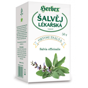 HERBEX Šalvěj lékařská čaj sypaný 50g - II. jakost